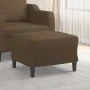 Reposapiés de tela marrón 60x50x41 cm de vidaXL, Otomanas - Ref: Foro24-349282, Precio: 50,81 €, Descuento: %