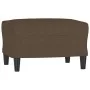 Reposapiés de tela marrón 60x50x41 cm de vidaXL, Otomanas - Ref: Foro24-349282, Precio: 50,81 €, Descuento: %