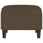 Reposapiés de tela marrón 60x50x41 cm de vidaXL, Otomanas - Ref: Foro24-349282, Precio: 50,81 €, Descuento: %