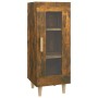 Aparador madera de ingeniería roble ahumado 34,5x34x90 cm de vidaXL, Aparadores - Ref: Foro24-817426, Precio: 66,67 €, Descue...
