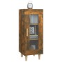 Aparador madera de ingeniería roble ahumado 34,5x34x90 cm de vidaXL, Aparadores - Ref: Foro24-817426, Precio: 66,67 €, Descue...