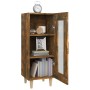 Aparador madera de ingeniería roble ahumado 34,5x34x90 cm de vidaXL, Aparadores - Ref: Foro24-817426, Precio: 66,67 €, Descue...