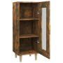 Aparador madera de ingeniería roble ahumado 34,5x34x90 cm de vidaXL, Aparadores - Ref: Foro24-817426, Precio: 66,67 €, Descue...