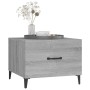 Mesas de centro con patas metal 2 uds gris sonoma 50x50x40 cm de vidaXL, Mesas de centro - Ref: Foro24-817540, Precio: 65,56 ...