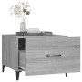 Mesas de centro con patas metal 2 uds gris sonoma 50x50x40 cm de vidaXL, Mesas de centro - Ref: Foro24-817540, Precio: 65,56 ...