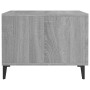 Mesas de centro con patas metal 2 uds gris sonoma 50x50x40 cm de vidaXL, Mesas de centro - Ref: Foro24-817540, Precio: 65,56 ...