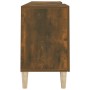 Mueble de TV madera contrachapada roble ahumado 150x30x30 cm de vidaXL, Muebles TV - Ref: Foro24-817501, Precio: 77,85 €, Des...