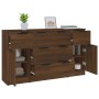Set de aparador 3 piezas madera contrachapada roble marrón de vidaXL, Aparadores - Ref: Foro24-3115827, Precio: 186,59 €, Des...