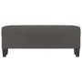 Banco de cuero sintético gris 100x35x41 cm de vidaXL, Bancos - Ref: Foro24-349462, Precio: 50,13 €, Descuento: %