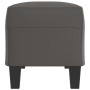 Banco de cuero sintético gris 100x35x41 cm de vidaXL, Bancos - Ref: Foro24-349462, Precio: 50,90 €, Descuento: %