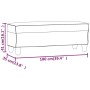 Banco de cuero sintético gris 100x35x41 cm de vidaXL, Bancos - Ref: Foro24-349462, Precio: 50,90 €, Descuento: %