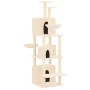 Rascador para gatos con postes de sisal crema 180 cm de vidaXL, Mobiliario para gatos - Ref: Foro24-171600, Precio: 116,29 €,...