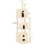 Rascador para gatos con postes de sisal crema 180 cm de vidaXL, Mobiliario para gatos - Ref: Foro24-171600, Precio: 102,61 €,...