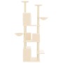 Rascador para gatos con postes de sisal crema 180 cm de vidaXL, Mobiliario para gatos - Ref: Foro24-171600, Precio: 116,29 €,...