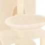 Rascador para gatos con postes de sisal crema 180 cm de vidaXL, Mobiliario para gatos - Ref: Foro24-171600, Precio: 102,61 €,...