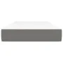 Colchón de muelles ensacados tela gris oscuro 100x200x20 cm de vidaXL, Colchones - Ref: Foro24-347735, Precio: 163,41 €, Desc...