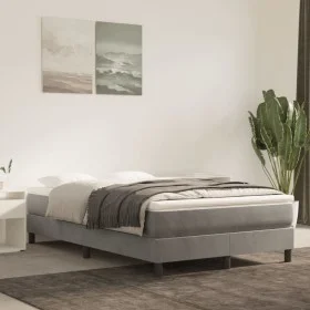 Colchón de muelles ensacados terciopelo gris claro 120x200x20cm de vidaXL, Colchones - Ref: Foro24-347768, Precio: 195,15 €, ...