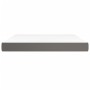 Colchón de muelles ensacados cuero sintético gris 160x200x20 cm de vidaXL, Colchones - Ref: Foro24-347826, Precio: 269,66 €, ...