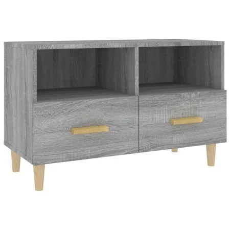 Mueble de TV madera de ingeniería gris Sonoma 80x36x50 cm de vidaXL, Muebles TV - Ref: Foro24-817490, Precio: 65,63 €, Descue...