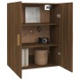 Armario colgante de pared roble Sonoma 69,5x34x90 cm de vidaXL, Aparadores - Ref: Foro24-817383, Precio: 82,33 €, Descuento: %