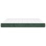 Colchón muelles ensacados terciopelo verde oscuro 160x200x20 cm de vidaXL, Colchones - Ref: Foro24-347831, Precio: 261,78 €, ...