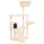 Rascador para gatos con postes de sisal crema 131 cm de vidaXL, Mobiliario para gatos - Ref: Foro24-171603, Precio: 58,71 €, ...