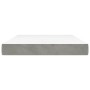 Colchón de muelles ensacados terciopelo gris claro 140x200x20cm de vidaXL, Colchones - Ref: Foro24-347808, Precio: 222,66 €, ...