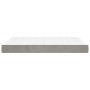 Colchón de muelles ensacados terciopelo gris claro 140x200x20cm de vidaXL, Colchones - Ref: Foro24-347808, Precio: 222,66 €, ...
