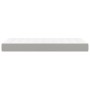 Colchón de muelles ensacados tela gris claro 100x200x20 cm de vidaXL, Colchones - Ref: Foro24-347734, Precio: 170,17 €, Descu...