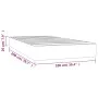 Taschenfederkernmatratze hellgrauer Stoff 100x200x20 cm von vidaXL, Matratzen - Ref: Foro24-347734, Preis: 167,02 €, Rabatt: %