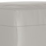 Reposapiés tela de microfibra gris claro 60x50x41 cm de vidaXL, Otomanas - Ref: Foro24-349342, Precio: 55,15 €, Descuento: %