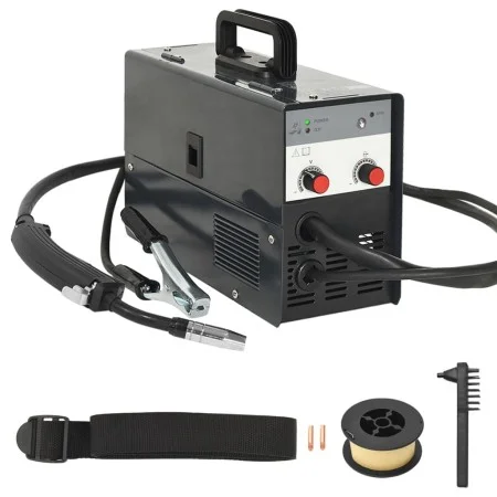 Soldador sin gas de alma fundente MIG 120A de vidaXL, Pistolas para soldar y herramientas para cortar por plasma - Ref: Foro2...