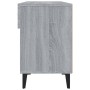 Mueble zapatero madera contrachapada gris Sonoma 102x35x55 cm de vidaXL, Zapateros y organizadores de calzado - Ref: Foro24-8...