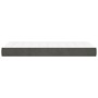 Colchón muelles ensacados terciopelo gris oscuro 100x200x20 cm de vidaXL, Colchones - Ref: Foro24-347749, Precio: 148,81 €, D...
