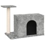 Rascador para gatos con postes de sisal gris claro 51 cm de vidaXL, Mobiliario para gatos - Ref: Foro24-171586, Precio: 27,25...