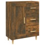 Aparador madera contrachapada color roble ahumado 69,5x34x90 cm de vidaXL, Aparadores - Ref: Foro24-817369, Precio: 84,63 €, ...