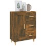 Aparador madera contrachapada color roble ahumado 69,5x34x90 cm de vidaXL, Aparadores - Ref: Foro24-817369, Precio: 84,63 €, ...
