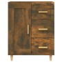 Aparador madera contrachapada color roble ahumado 69,5x34x90 cm de vidaXL, Aparadores - Ref: Foro24-817369, Precio: 84,63 €, ...
