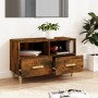 Mueble para TV madera contrachapada roble ahumado 80x36x50 cm de vidaXL, Muebles TV - Ref: Foro24-817489, Precio: 47,29 €, De...