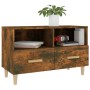 Mueble para TV madera contrachapada roble ahumado 80x36x50 cm de vidaXL, Muebles TV - Ref: Foro24-817489, Precio: 47,29 €, De...