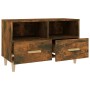 Mueble para TV madera contrachapada roble ahumado 80x36x50 cm de vidaXL, Muebles TV - Ref: Foro24-817489, Precio: 47,29 €, De...