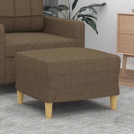 Reposapiés de tela marrón 60x50x41 cm de vidaXL, Otomanas - Ref: Foro24-349266, Precio: 54,27 €, Descuento: %