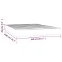 Dunkelgraue Taschenfederkernmatratze aus Samt, 140 x 190 x 20 cm von vidaXL, Matratzen - Ref: Foro24-347789, Preis: 203,95 €,...