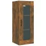 Smoked oak hanging wall cabinet 34.5x34x90 cm by vidaXL, Sideboards - Ref: Foro24-817447, Price: 51,90 €, Discount: %