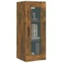 Smoked oak hanging wall cabinet 34.5x34x90 cm by vidaXL, Sideboards - Ref: Foro24-817447, Price: 51,90 €, Discount: %