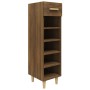 Mueble zapatero madera contrachapada marrón roble 30x35x105 cm de vidaXL, Zapateros y organizadores de calzado - Ref: Foro24-...