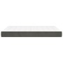Colchón muelles ensacados terciopelo gris oscuro 140x200x20 cm de vidaXL, Colchones - Ref: Foro24-347809, Precio: 210,49 €, D...