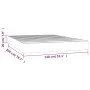 Dunkelgraue Taschenfederkernmatratze aus Samt, 140 x 200 x 20 cm von vidaXL, Matratzen - Ref: Foro24-347809, Preis: 191,92 €,...