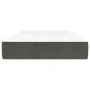Colchón de muelles ensacados terciopelo gris oscuro 90x200x20cm de vidaXL, Colchones - Ref: Foro24-347729, Precio: 138,09 €, ...