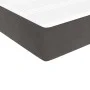 Colchón de muelles ensacados terciopelo gris oscuro 90x200x20cm de vidaXL, Colchones - Ref: Foro24-347729, Precio: 138,09 €, ...